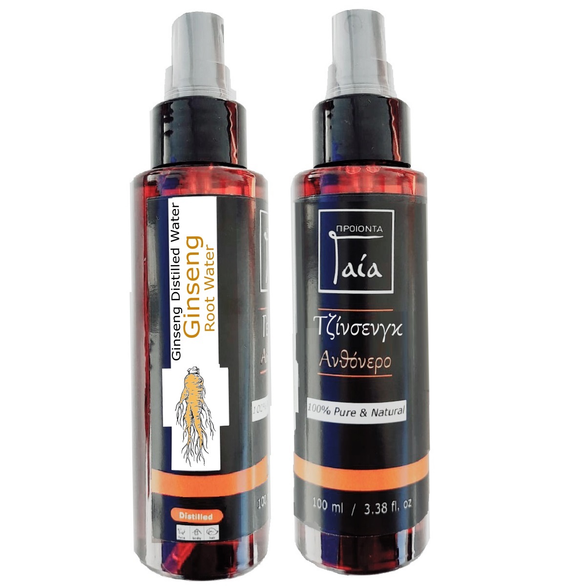 Ανθόνερο Τζίνσενγκ (Ginseng) 100ml - Προϊόντα Γαία